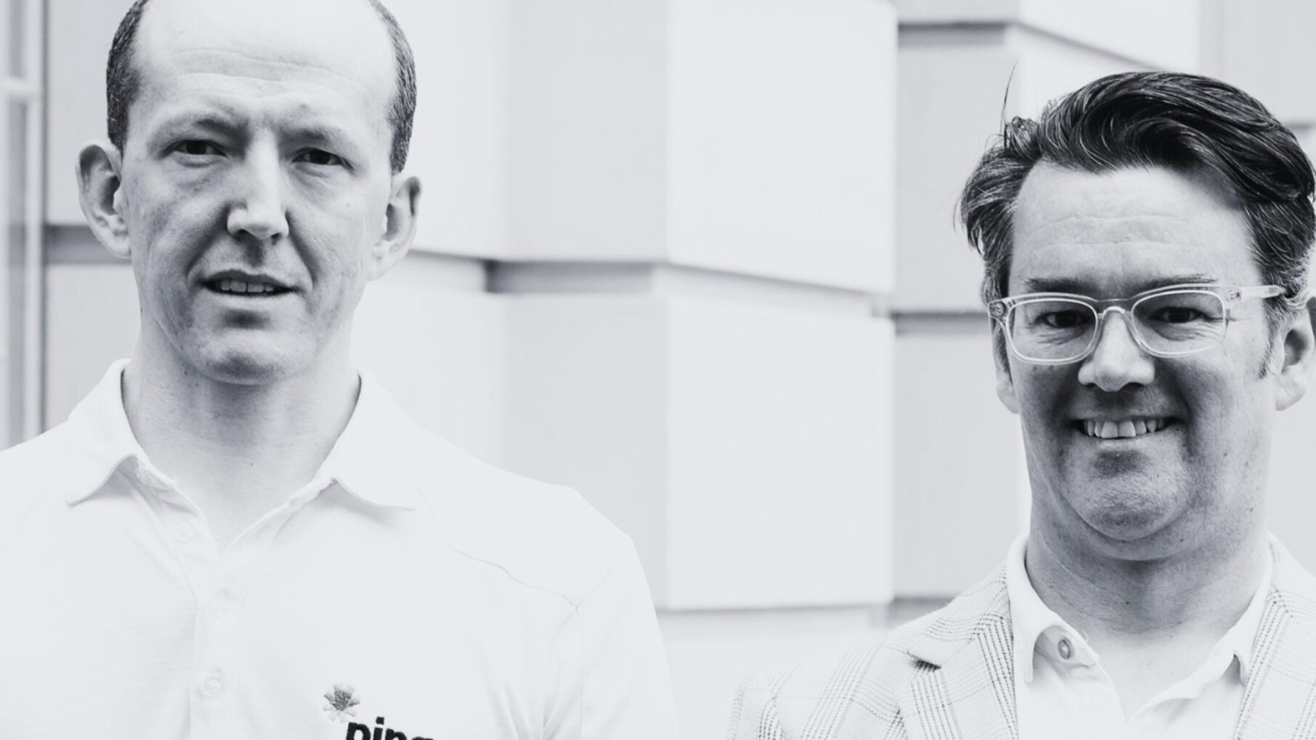 From left: Jon Cooper and Matthew Stead founders of Ping Services.