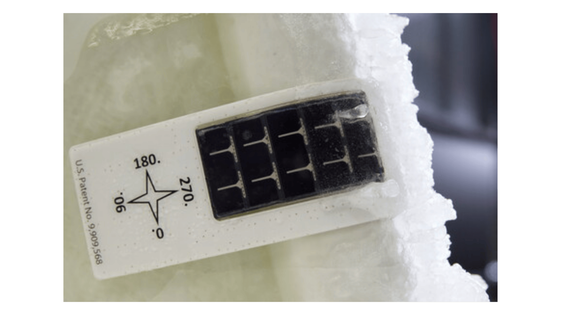 Wireless Blade Sensor during ice detection test