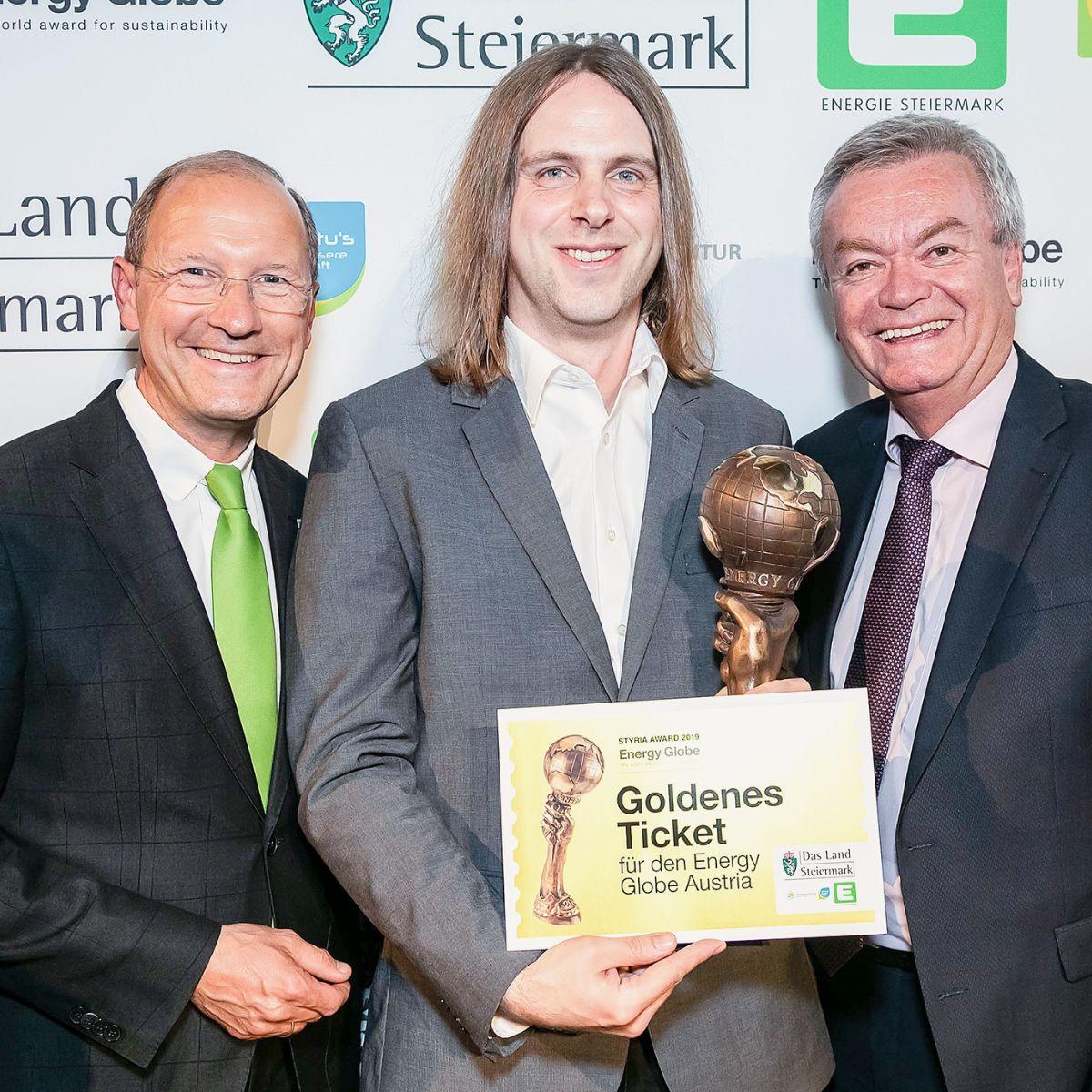EOLOGIX is winner of the Energy Globe Styria Award 2019
