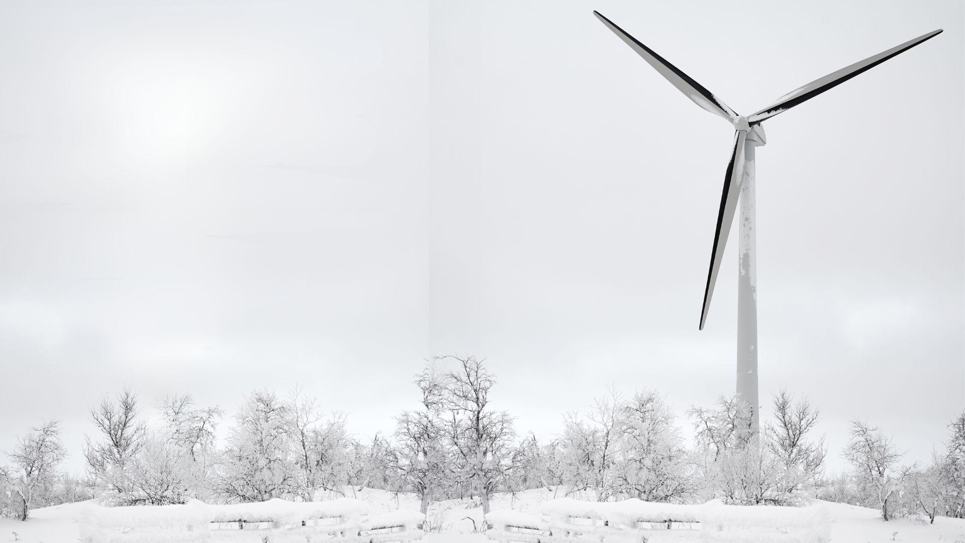 Protect wind turbines from winter lightning