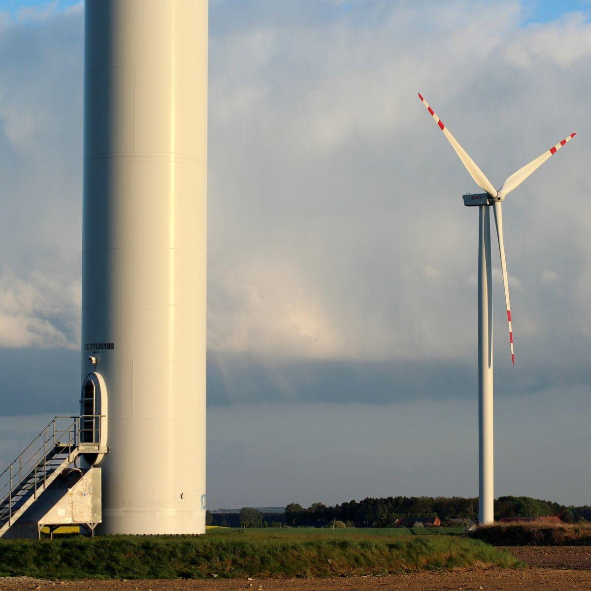Wind turbines from GLS wind farm in Schleiden
